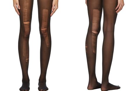 gucci ripped stockings|Gucci stockings ripped.